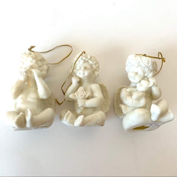COPY - Vintage HJ&G White Ceramic Angel Ornaments - Picture 11 of 14